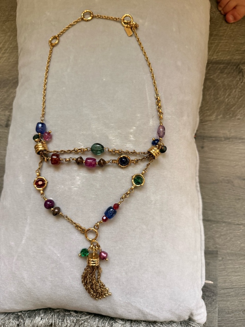 ✨ NEW CHLOE Pompoms bead-embellished necklace - Picture 5 of 6